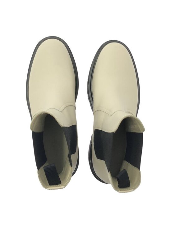 Leather snow boots Hermès White size 38 EU in Leather - 52903601 Hermes Hallow Side Gore Boots 38 White
